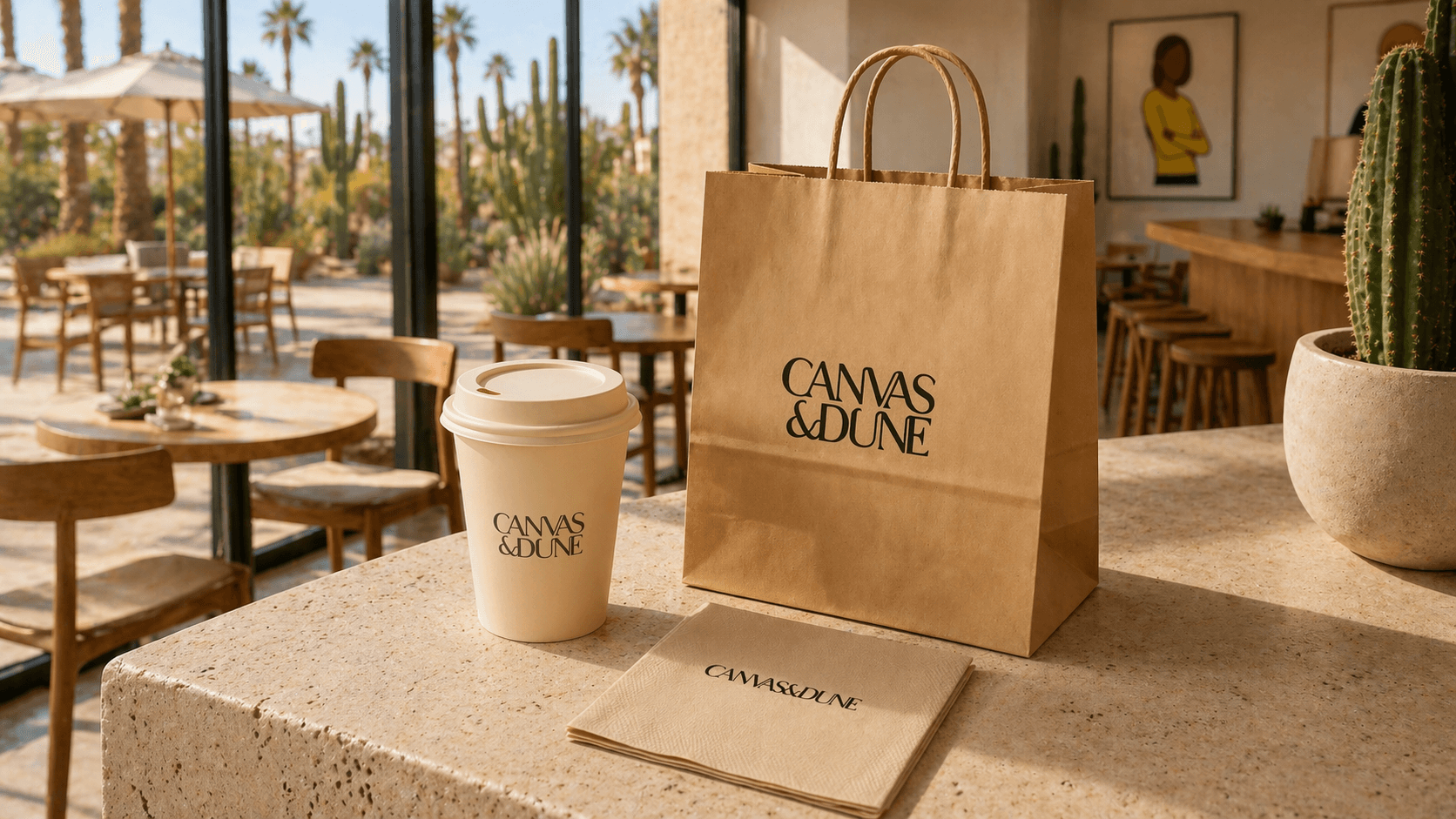 Branded Packaging & Cup 1