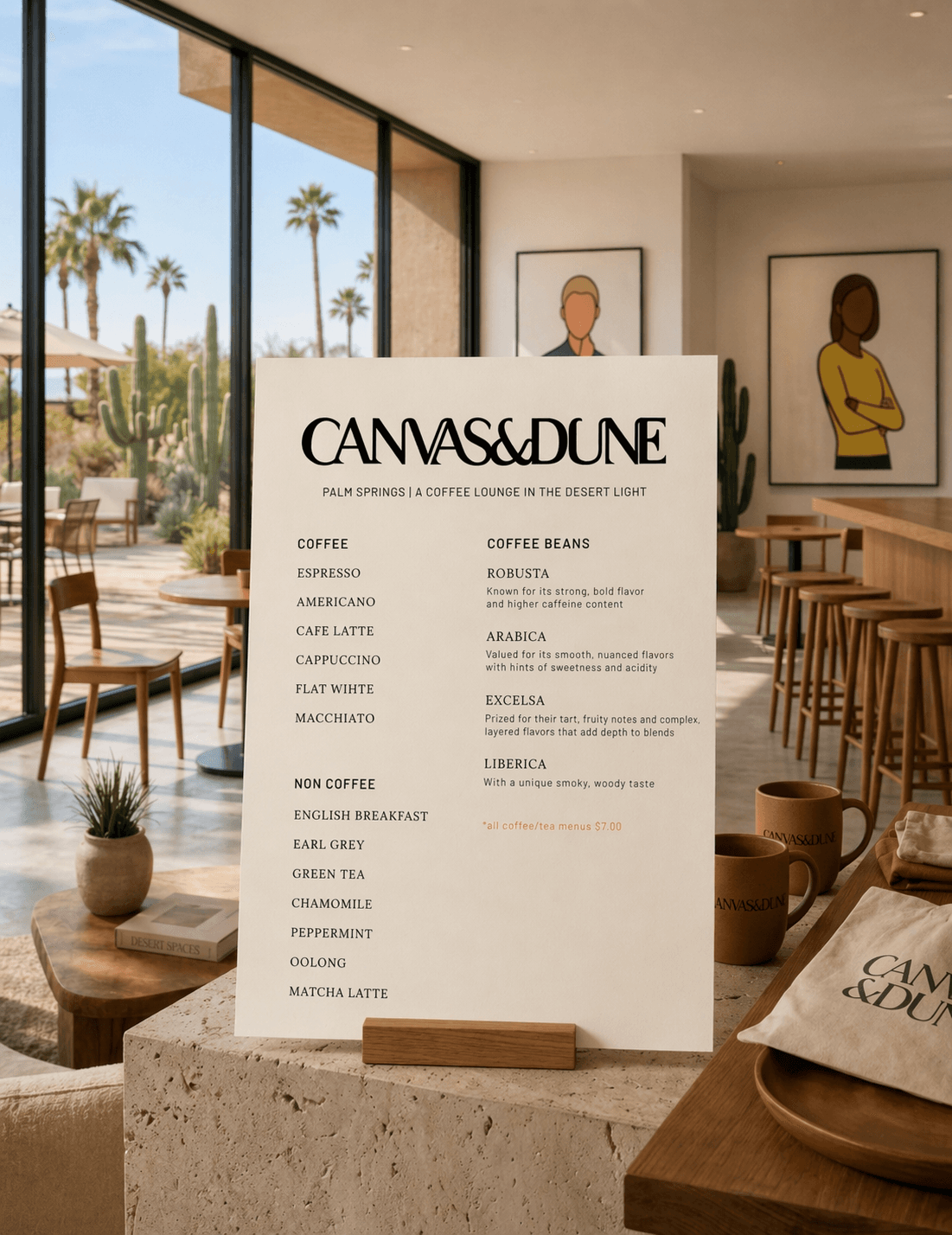 Coffee Menu & Bar Menu 1